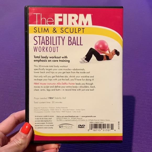 The Firm Slim & Sculpt Stability Ball Workout DVD - Picture 2 of 4